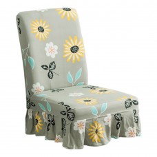 Spandex silla elástica cubierta con falda funda desprendible moderna Anti-sucio cocina funda de asiento cubierta de la silla del estiramiento para el banquete ali-02688617